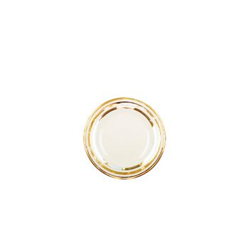 Plato de postre triple línea oro 18cm - lote de 6