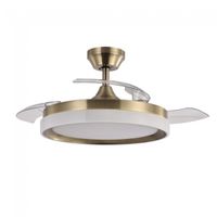 ventilador led aspas plegables zenit cct 72w