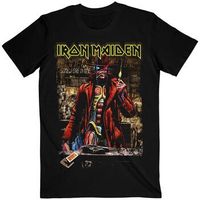 iron maiden camiseta manga larga stranger sepia para mujer