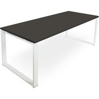 mesa marco cerrado 180x60 cm gris grafito