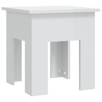 Mesa De Centro 40x40x42 Cm Madera - Blanco
