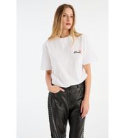 rotate para mujer 114745400 camiseta astra blanco xs casual manga corta algodon organico sostenible