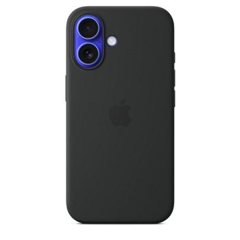 Apple Funda de Silicona con MagSafe Negra para iPhone 16