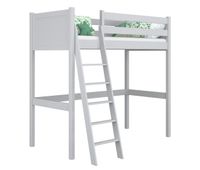 cama alta de madera n04 gris