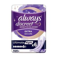 always discreet night pads