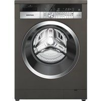 grundig gwn48430cg 8 kg 1400 spin washing machine - graphite graphite