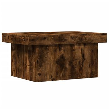 Mesa De Centro，mesa Auxiliar，mesita De Centro Madera De Ingeniería Roble Ahumado 100x55x40 Cm