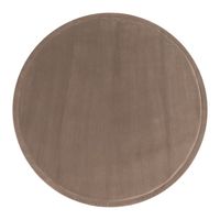 alfombra infantil lavable atami beige 80 cm redondo