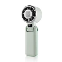 ventilador de mano glasi verde 5 vel