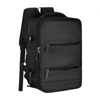 t-lovendo mochila de viaje cabina avion 40x20x25 cm 20l ryanair negro