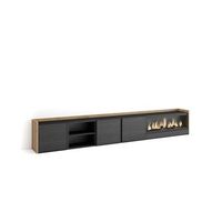 mueble tv benadalid-02 con chimenea electrica xxl