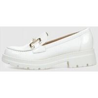 pitillos zapatos bajos mocasin 5651 blanco para mujer