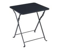 mesa plegable vegarshei acero 45x40x40 cm - negro encasa