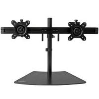 startechcom soporte para dos monitores hasta 24 8kg - horizontal - negro