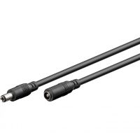 goobay cable alimentacion dc hembramacho 55x25mm 10m negro