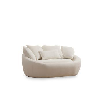 Sofá 2 Plazas Midye Crema