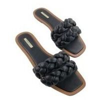 corina chanclas pala trenzada tira para mujer