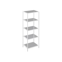 estanteria de cristal libreria expositor cristal blanco perla  gris pizarra  5