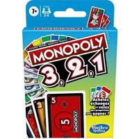 juego de cartas rapido 321 monopolio - a partir de 7 anos monopoly
