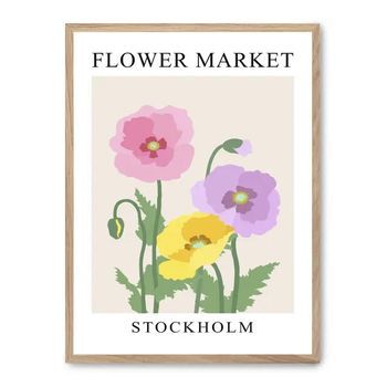 Cuadro Flower Market X