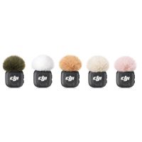 microfono dji mic 3 con pantallas antiviento multicolor para grabacion profesional