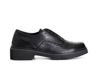 zapatos brogue de mujer con elastico y tachuelas black 37