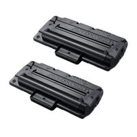 compatible twin pack samsung  scx-d4200a black toner cartridges 2 pack