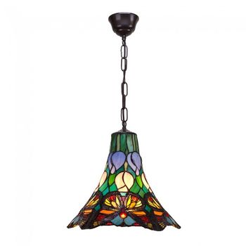 Lámpara colgante butterfly tiffany