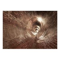 papel pintado 3d - underground corridor 150x105 cm