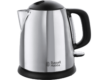 Hervidor de agua - Russell Hobbs 24990-70, acero inoxidable, 1 L, 2200 W