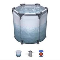 banera para recuperacion en bano de hielo bestway lazy-z spa glacial dip o90 x 80 cm para 1 persona  bomba de filtrado