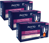 phyto phytocyane tratamiento anticaida mujer caida progresiva 3x12 viales