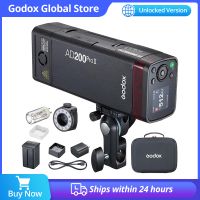 flash de bolsillo godox 200w ad200pro ii ad200proii inalambrico ttl hss 24g compatible con x3 para nikon canon sony fuji olympus