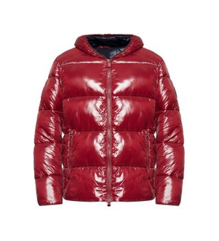 Save The Duck para hombre. D31280M-LOVE21 Chaqueta Edgard rojo (L), Casual, Sostenible, Nylon reciclado