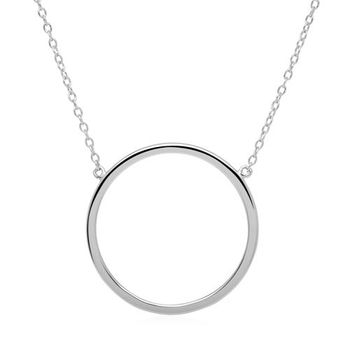 Cadena circular de plata 925