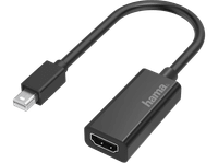 adaptador de hdmi a mini displayport - hama 00200332 uhd in displayport thunderbolt 2 negro