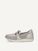 caprice slipper white made of leather and synthetic size 37
