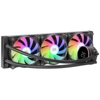 mars gaming ml-lcd360 refrigeracion liquida aio tdp 600w 3x ventilador fdb argb pantalla lcd negro