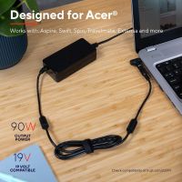 cargador portatil trust maxo 23391 90w para acer 3 conectores automatico 3m cable