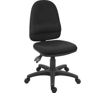 TEKNIK Ergo Twin 2900BLK Fabric Operator Chair - Black, Black