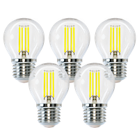 aigostar bombillas led e27 luz fria 6500k6w equivalente a 50w729 lumenesbombilla retro vintageangulo de apertura 360no regulable - pack de 5 unidades