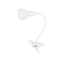 fabrilamp flexo gates blanco 6w 450lm 5000k fijacion cpinza flexible orientable 31x7x115 cm