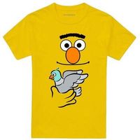 sesame street camiseta holding pigeon para mujer