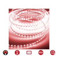 edm tiras led 72704 rojo 42 w x 1 m 50 m 350 lm