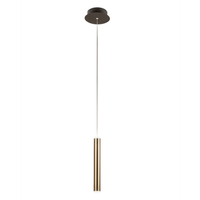 lampara colgante prado de laton de fabas luce - led regulable de 65 w diseno moderno