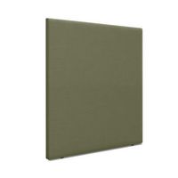 cabecero de lino natural liso hasta el suelo 105x120cm camas 105 - verde