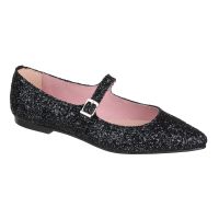 bailarina glitter negro merceditas