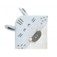 toalla con capucha 9090 cm stripy friends