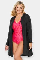 yours camisa playera negra de algodon mujer curvy y tallas grandes yours
