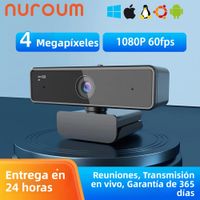camara web usb nuroum v11 de alta calidad 1080p 60fps full hd plug and play mini camara web 2k para pc y portatil con microfono